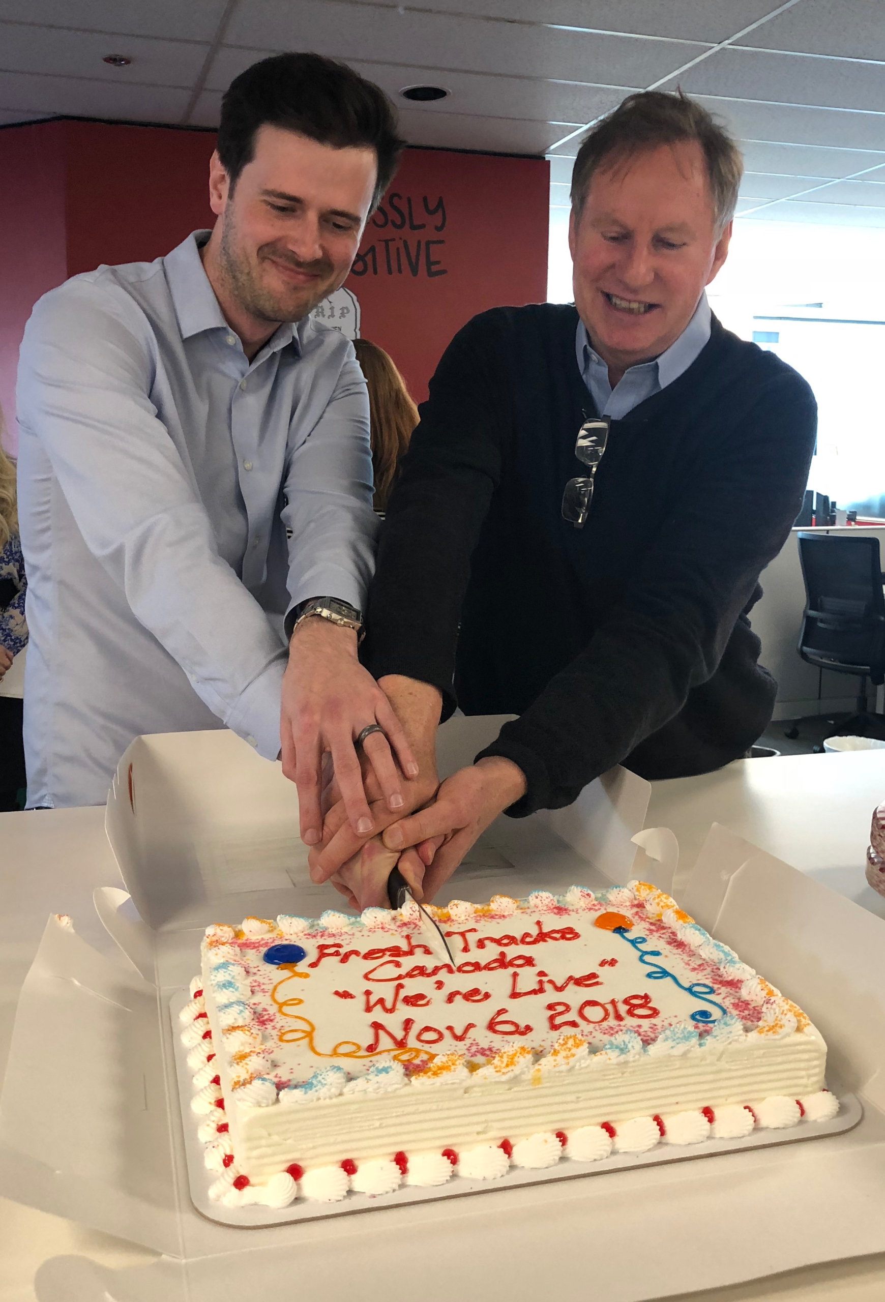 Celebrating the Fresh Tracks Canada launch