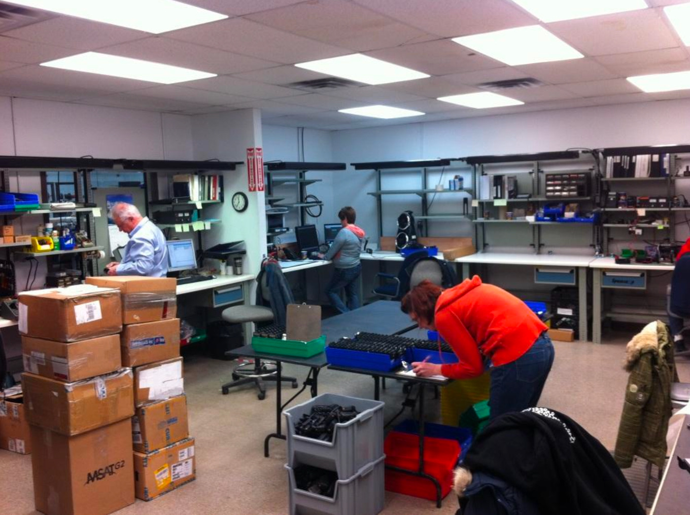 After: the new lean production line